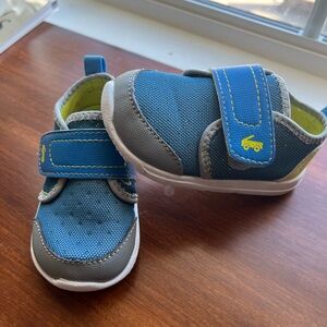 See Kai Run Shoes Blue Gray Walkers Water Friendly Toddler Boys Size 6 Velcro